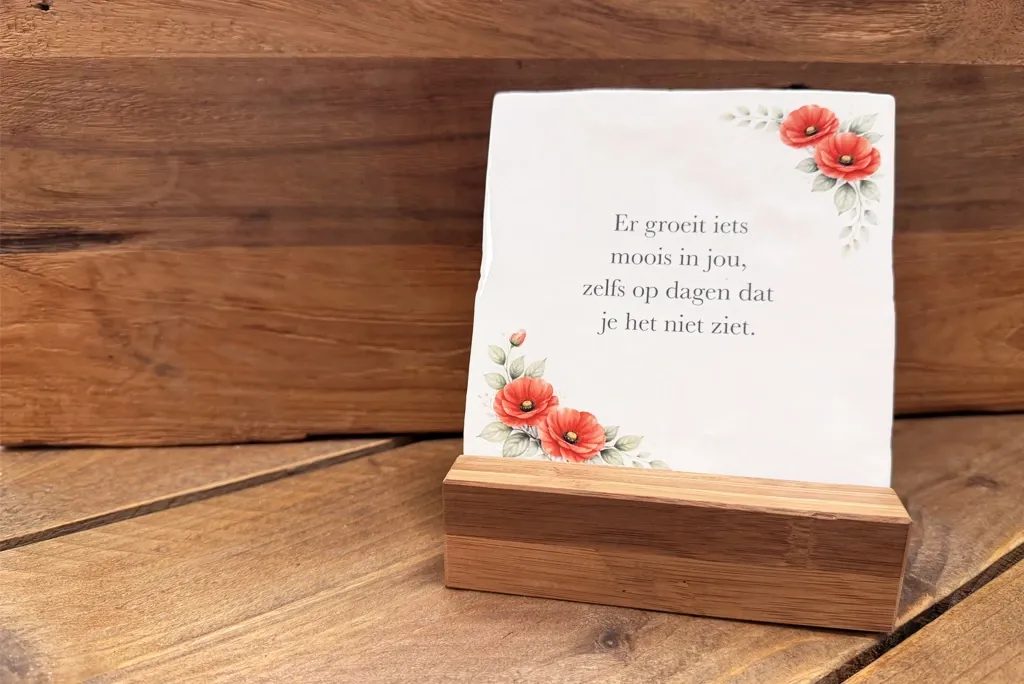 er groeit iets moois in jou