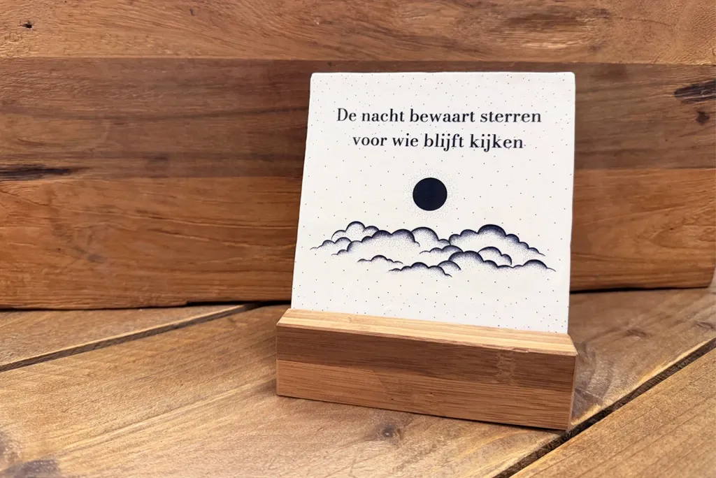 de nacht bewaart sterren